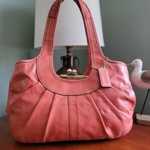 Y2K Coach Ergo Pleated Frame Kisslock